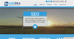 Desktop Screenshot of brightideamarketing.com