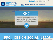 Tablet Screenshot of brightideamarketing.com